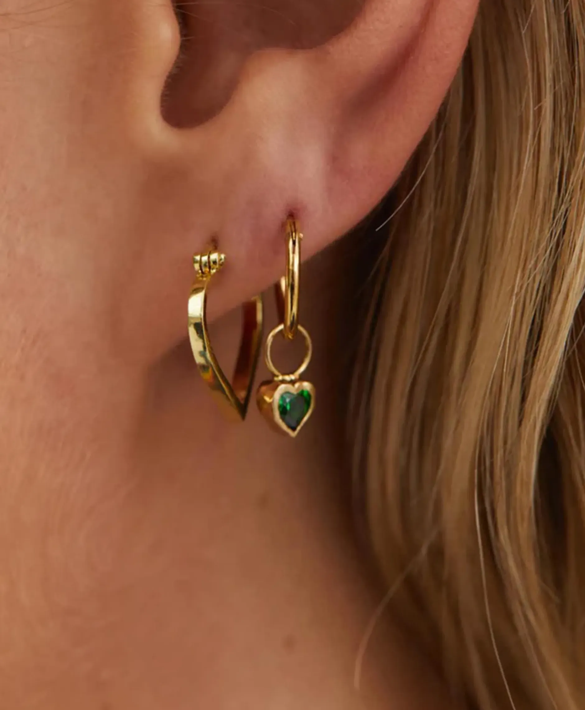 Oorbellen Funky Love Small Hoop Goud^Anna+nina Discount