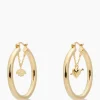 Oorbellen Love Story Hoop Earrings Silver Goldplat Goud^Anna+nina Discount