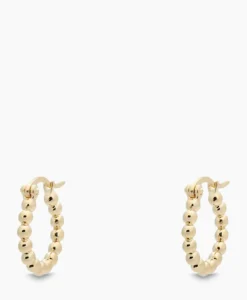 Oorbellen Solstice Ring Earrings Silver Goldplated Goud^Anna+nina Clearance