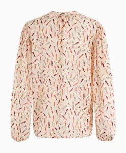 Blouse 74A05-03220A Rood^Anna Van Toor