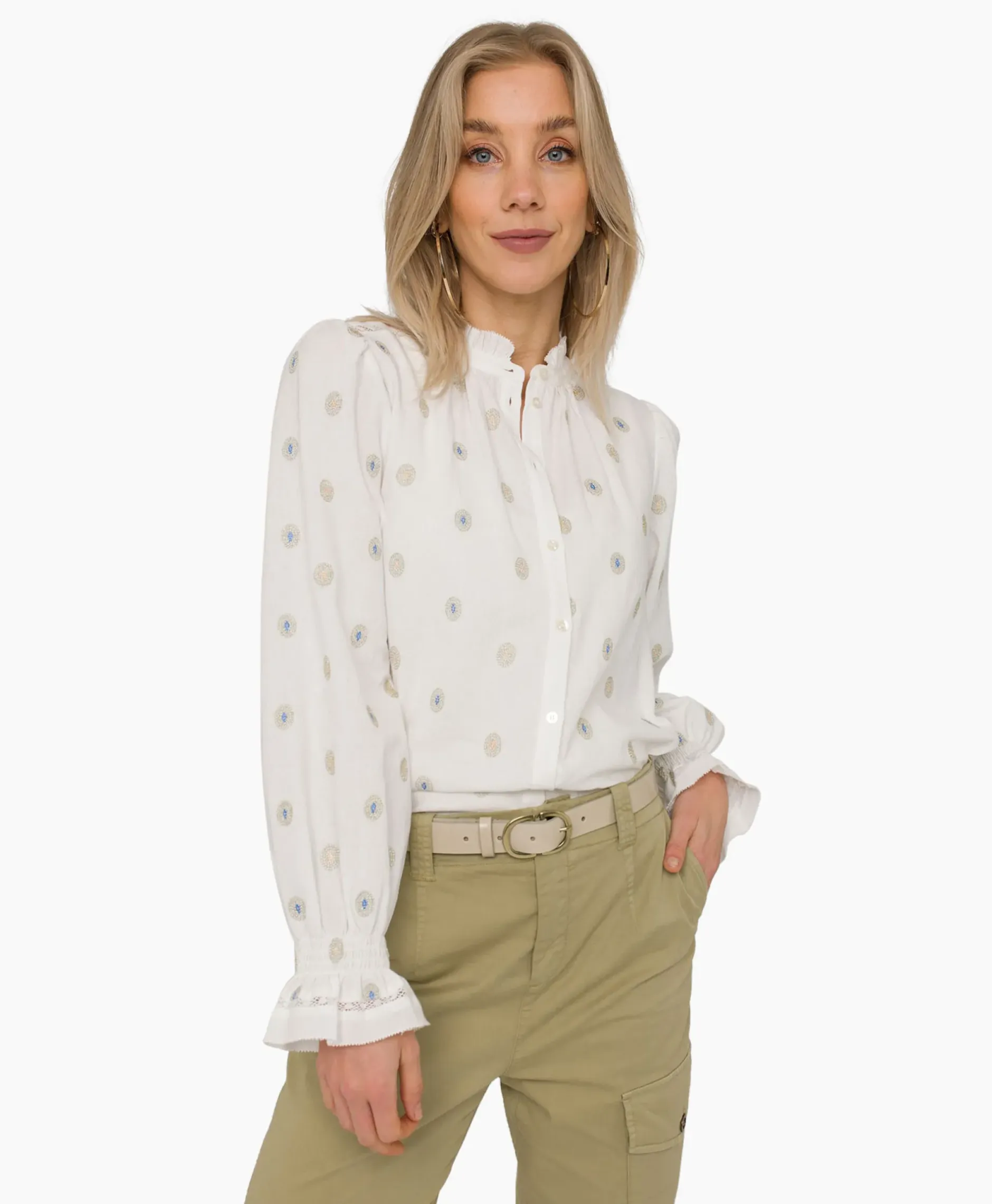 Blouse 17A05-03172B-1 Off White^Anna Van Toor Hot