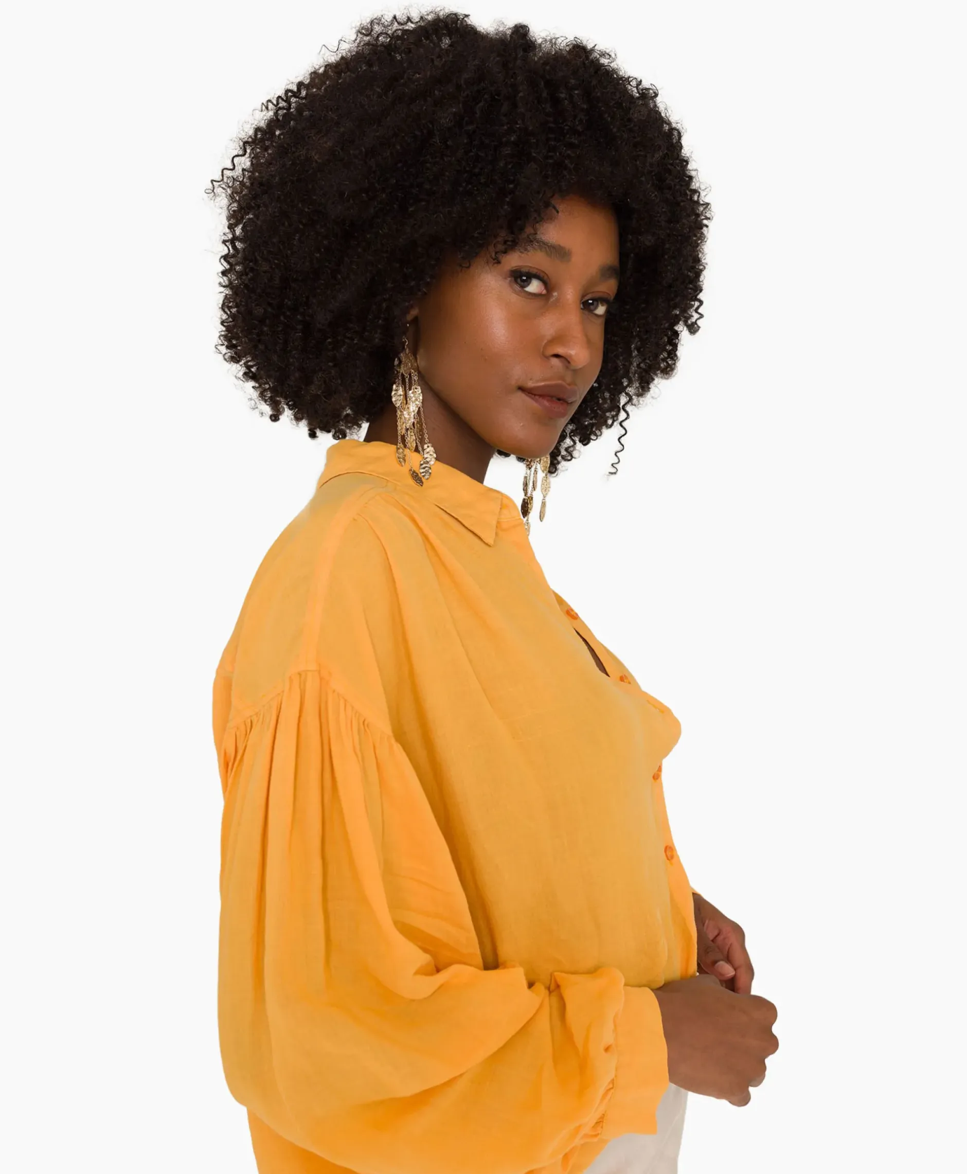 Blouse 17A05-03268-1 Oranje^Anna Van Toor