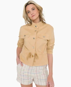 Gilet 32A01-02609 Zand^Anna Van Toor New
