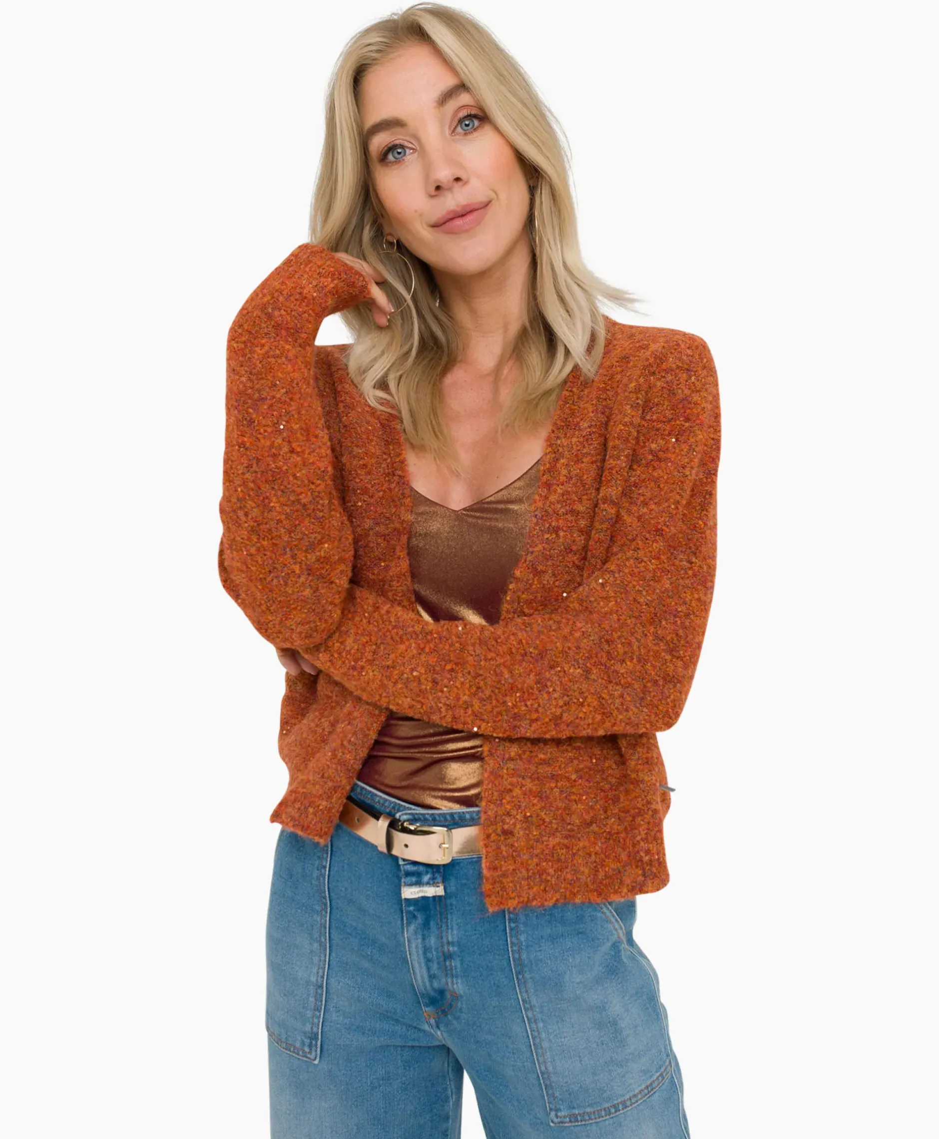 T-Shirt 74A04-03657 Brons^Anna Van Toor