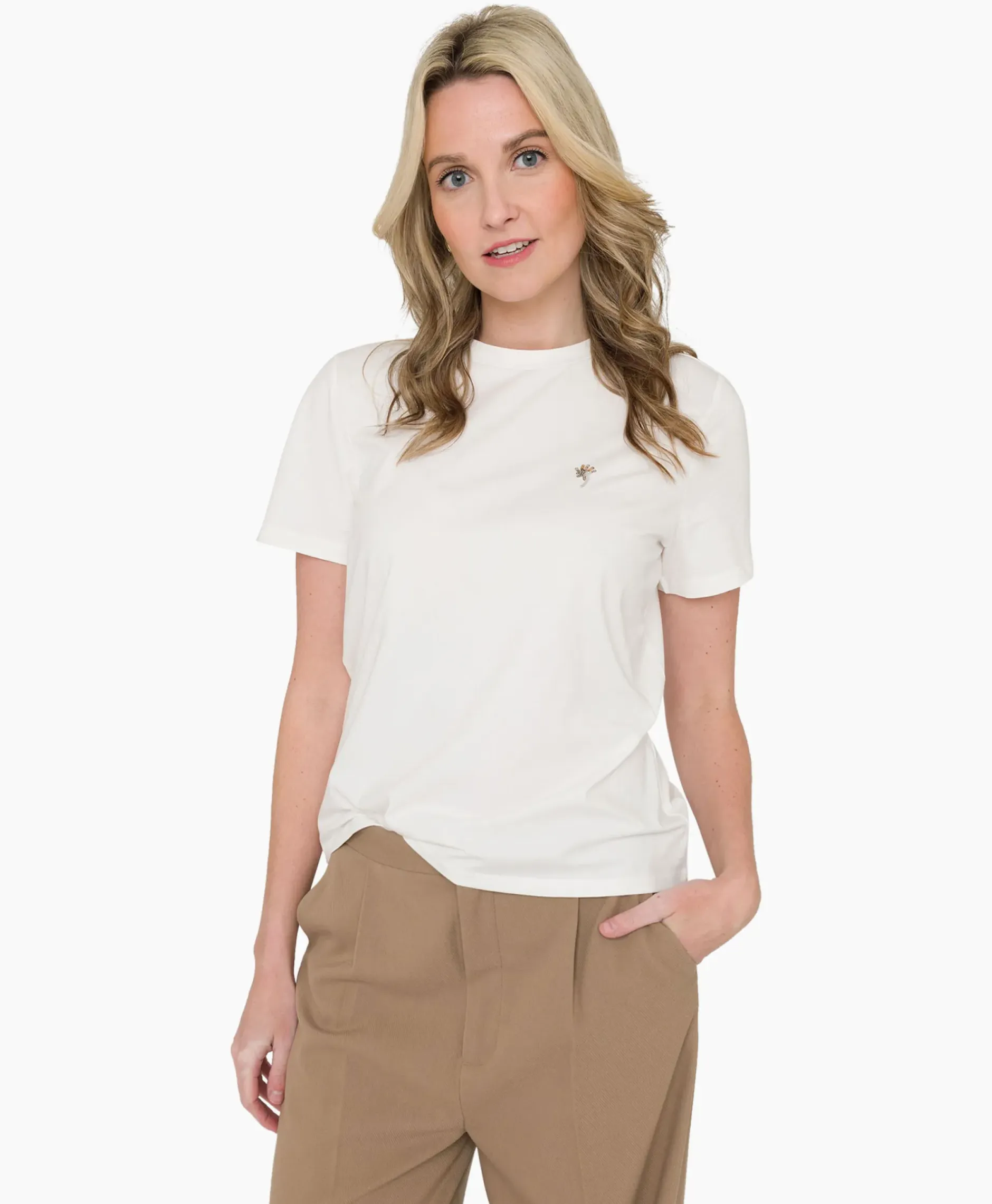 T-Shirt 08A04-03677 Off White^Anna Van Toor