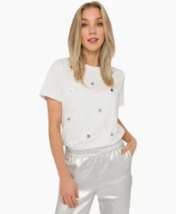 T-Shirt Korte Mouw 08A04-03629 Off White^Anna Van Toor New