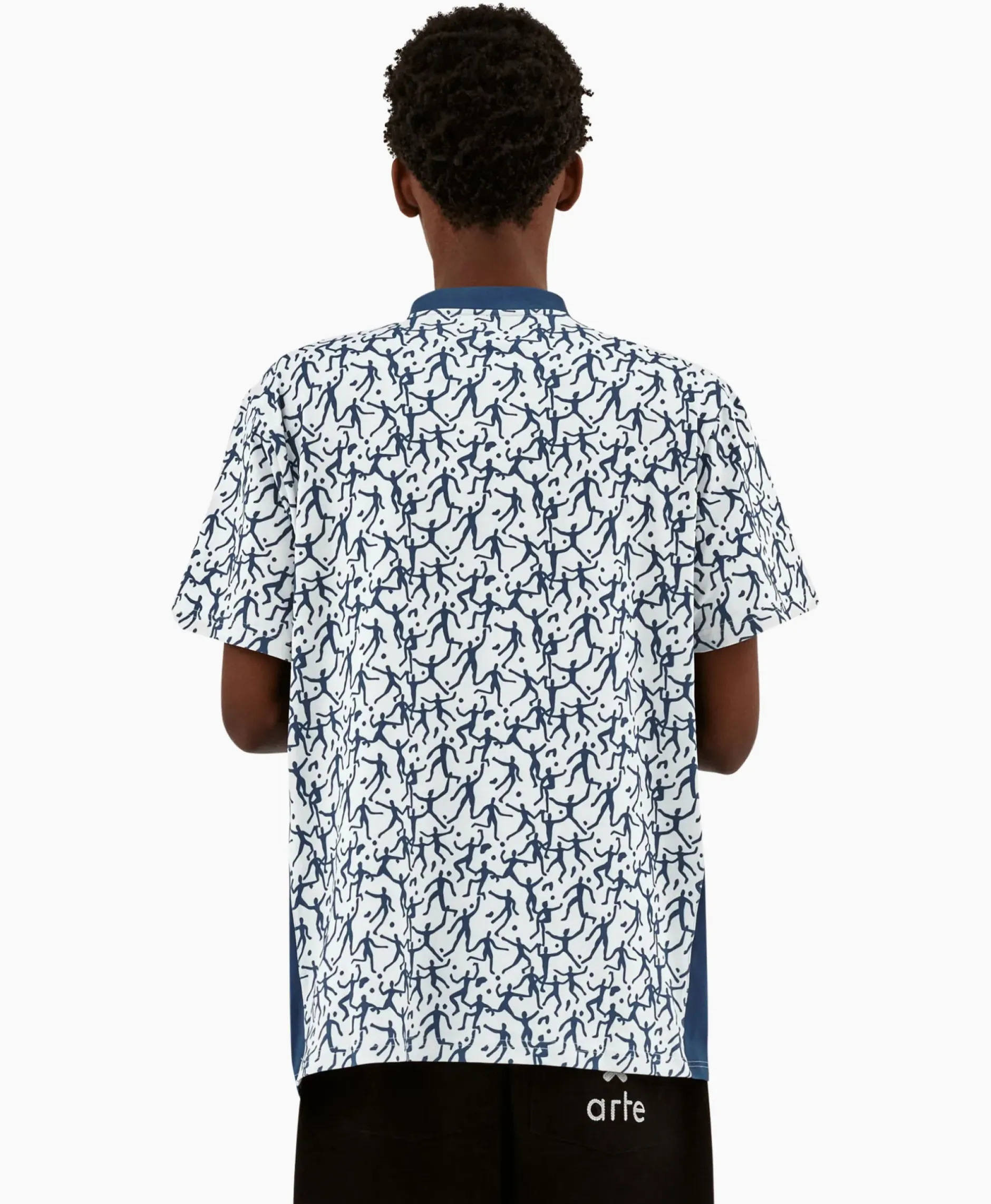 T-Shirt Korte Mouw Printed Futebol Wit^Arte Antwerp Clearance