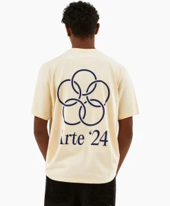T-Shirt Korte Mouw Arte'24 Circles Back Off White^Arte Antwerp Hot