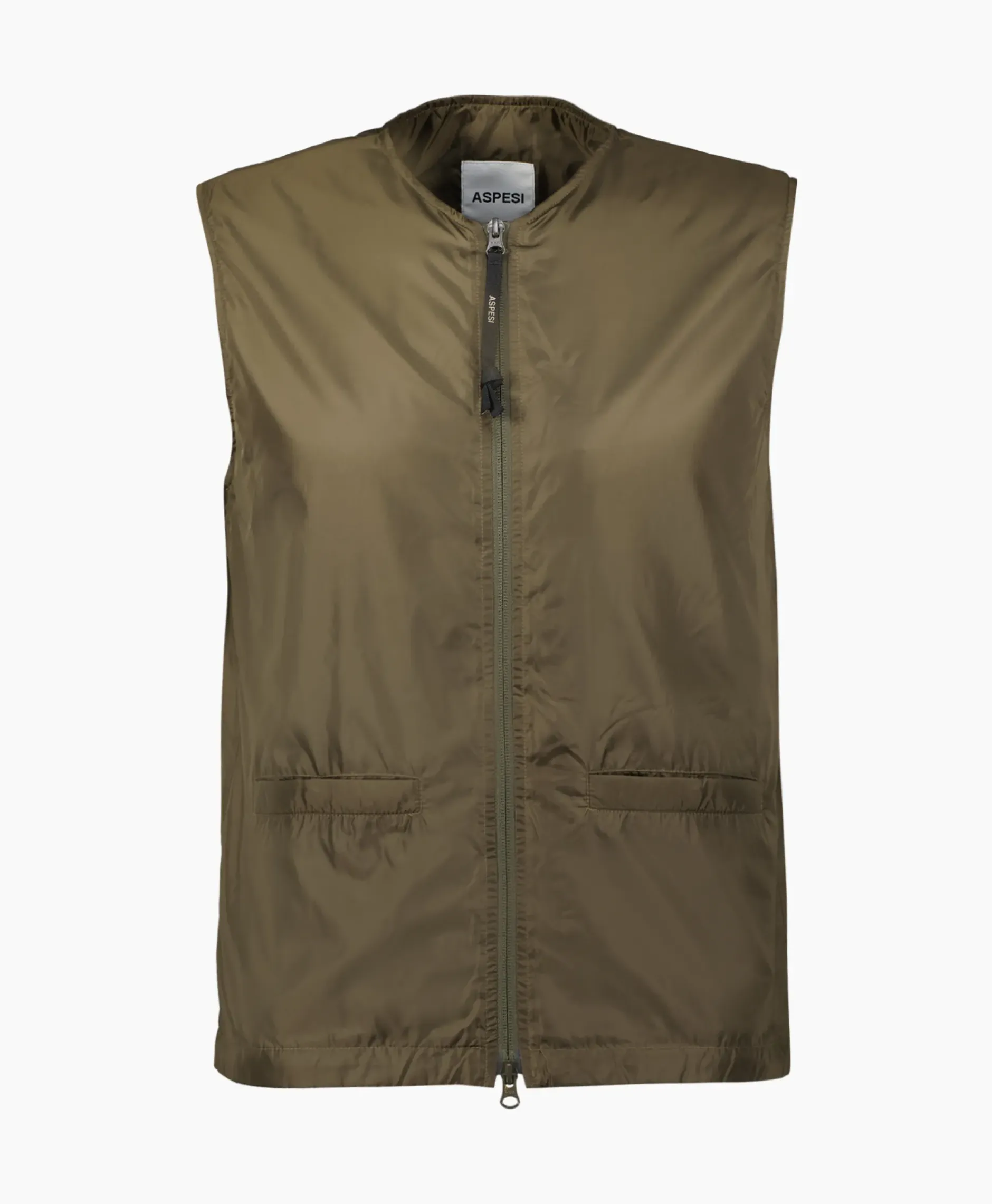 Bodywarmer Gilet Minimo Khaki^Aspesi Hot