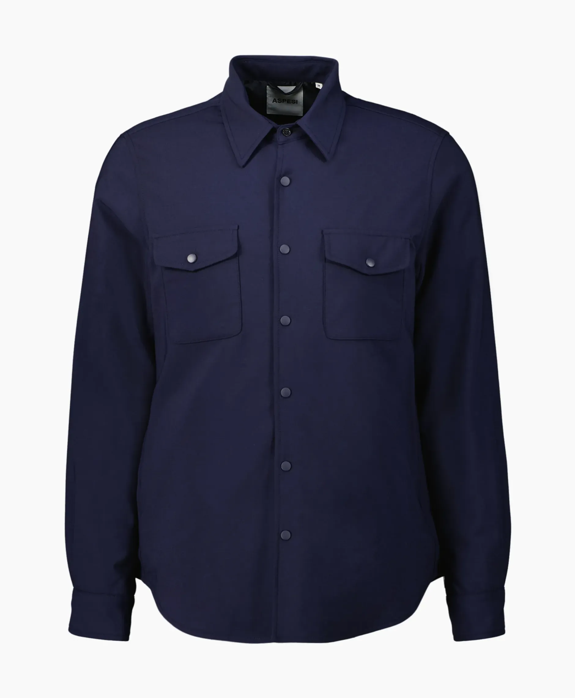 Overhemd Camicia Doppia Blauw^Aspesi New