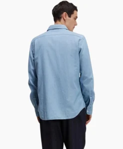 Overhemd Camicia Sedici Licht Blauw^Aspesi Clearance