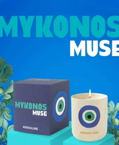 Kaars Mykonos Muse - Travelfrom Home Candle Diversen^Assouline Sale