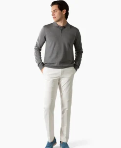 Polo Longsleeve Donker Grijs^Aurelien Discount