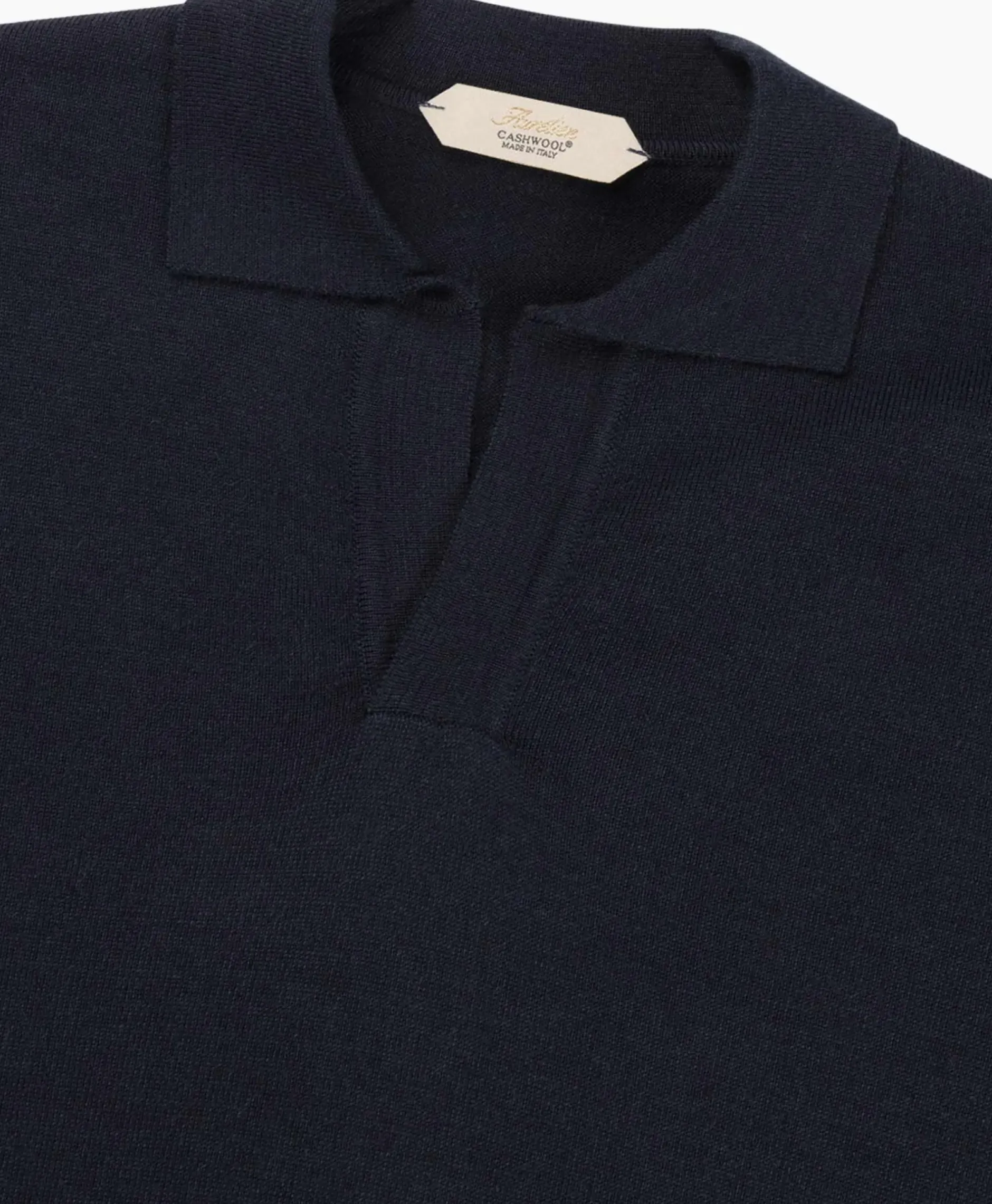 Pullover Buttonless Polo L Donker Blauw^Aurelien Clearance
