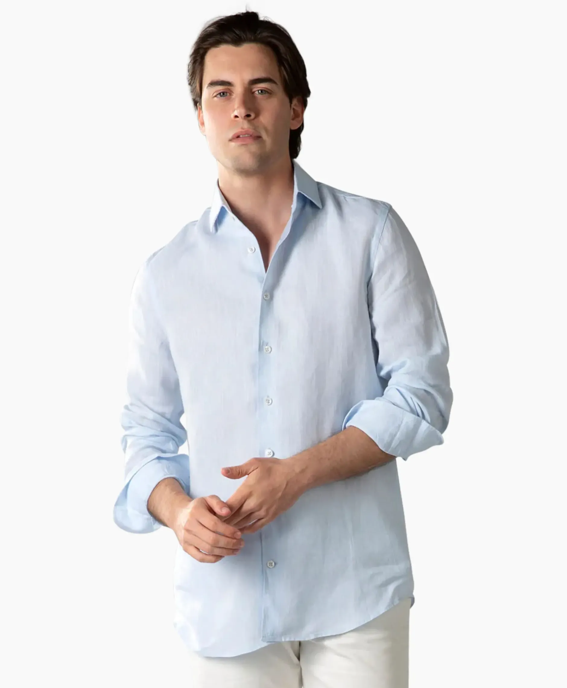 Overhemd Seaside Shirt Licht Blauw^Aurelien Best