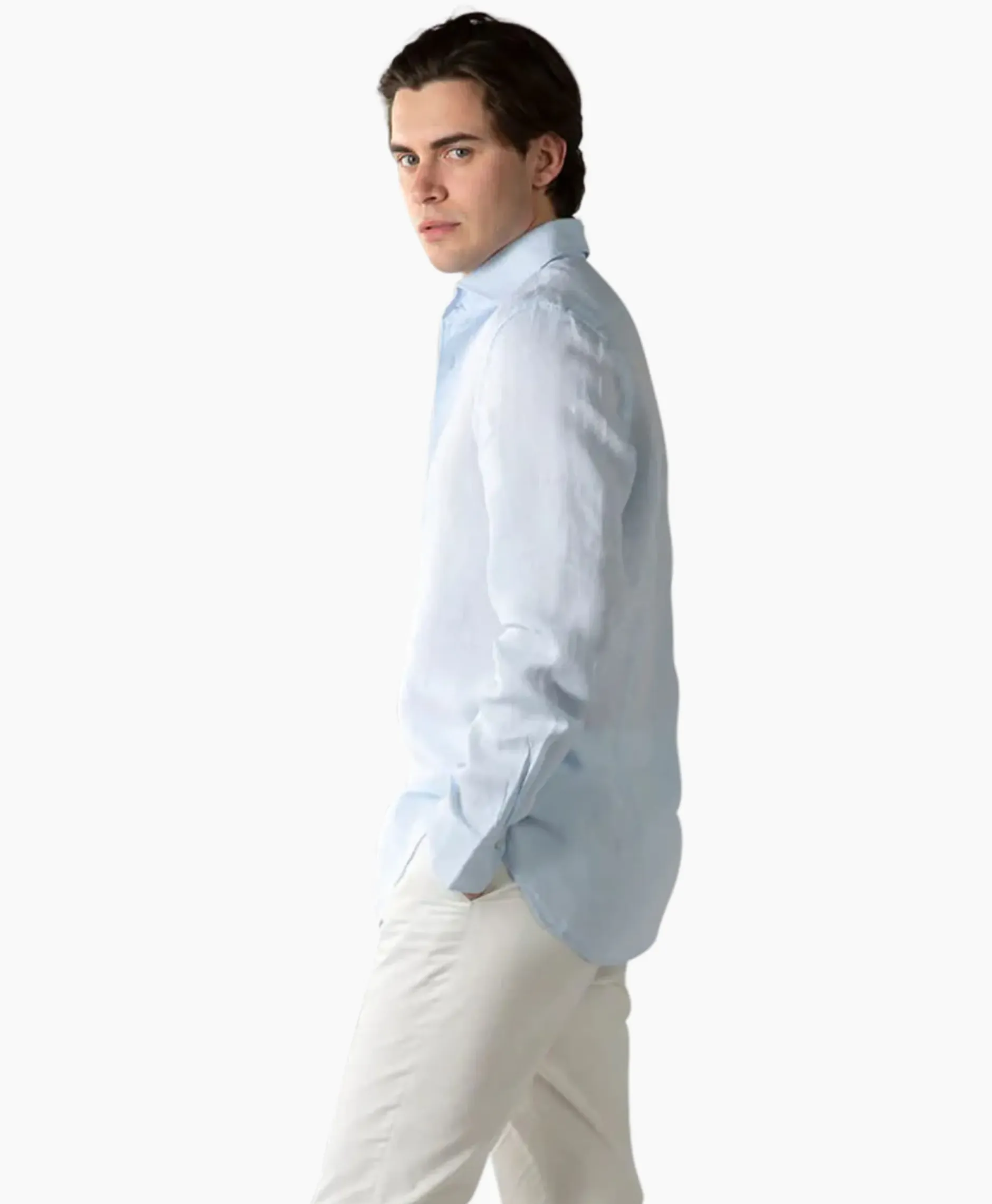 Overhemd Seaside Shirt Licht Blauw^Aurelien Best