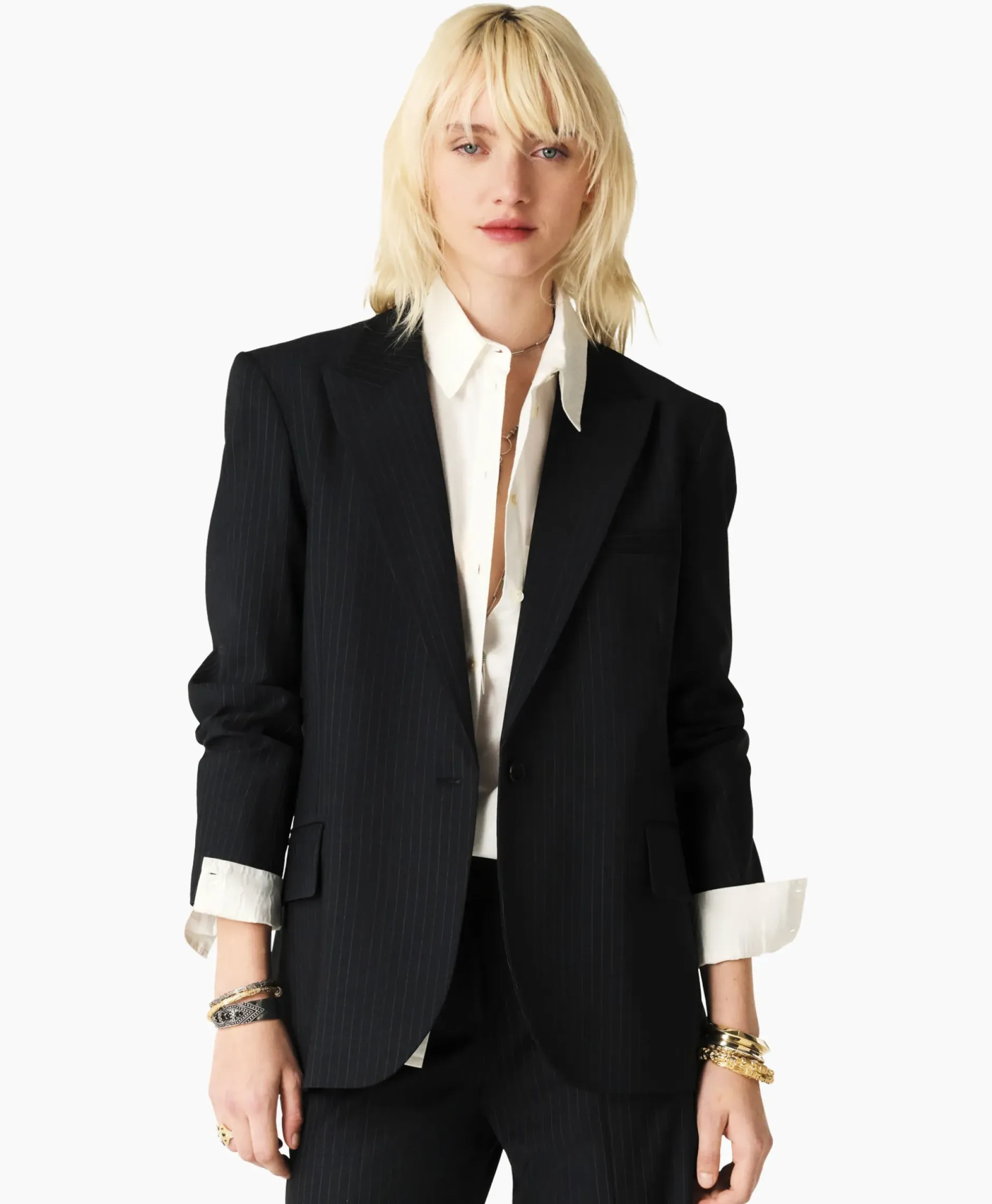 Ba&Sh Blazer Payne Blauw^Ba&sh Best