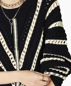 Ba&Sh Gebreide Trui Gardy Blauw^Ba&sh Hot