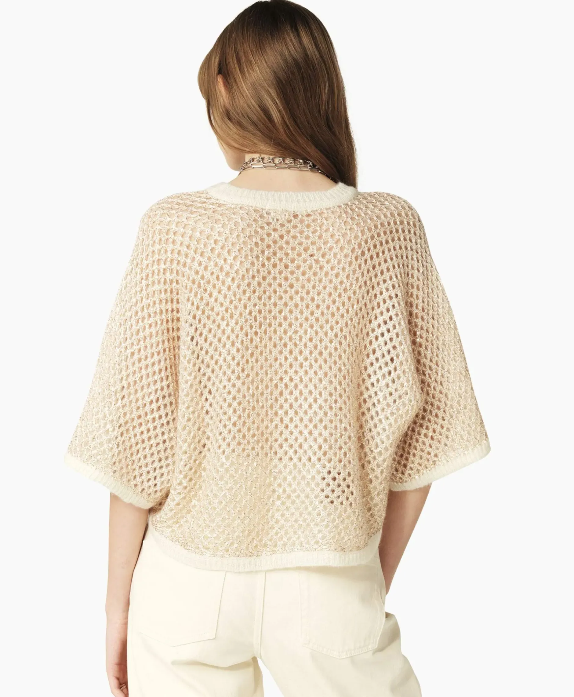 Ba&Sh Pullover Nate Off White^Ba&sh New