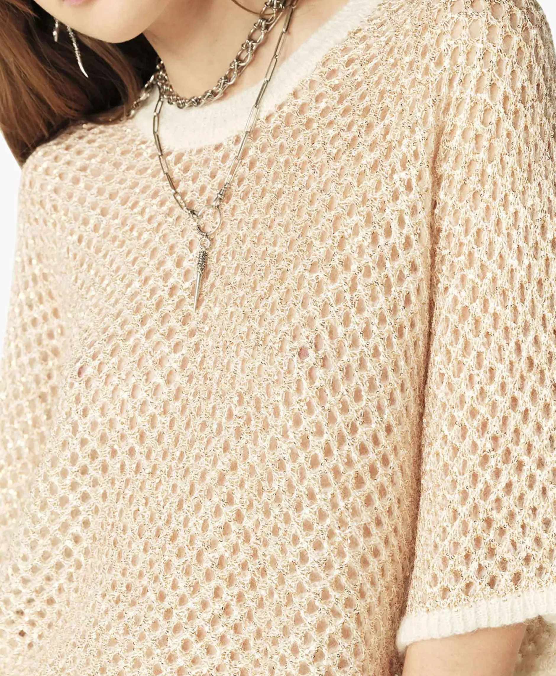 Ba&Sh Pullover Nate Off White^Ba&sh New