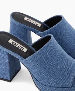 Pump Canvas Jeans Blauw^Bibi Lou Best