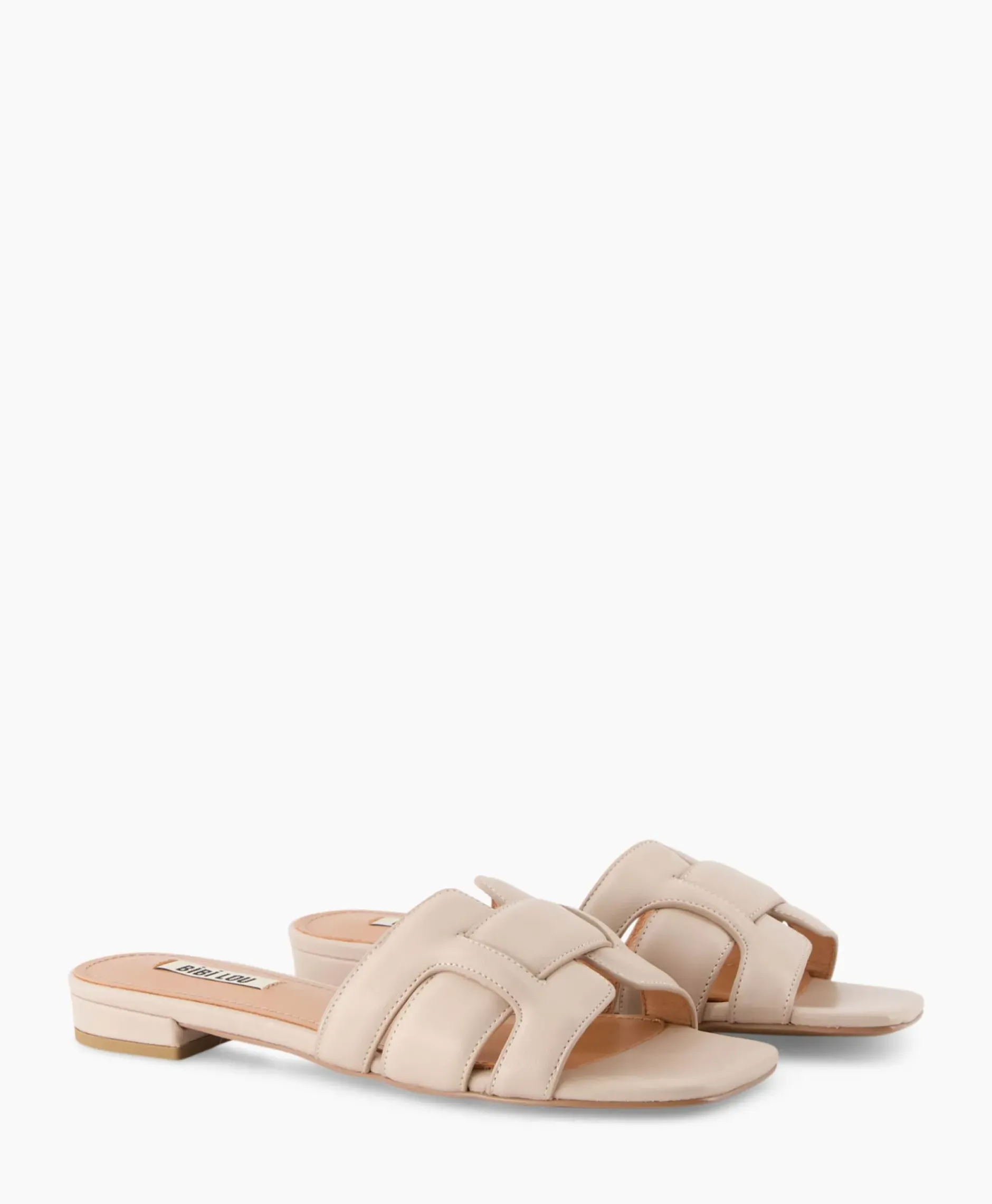 Sandaal Zonder Hak Leather Blauw^Bibi Lou Discount