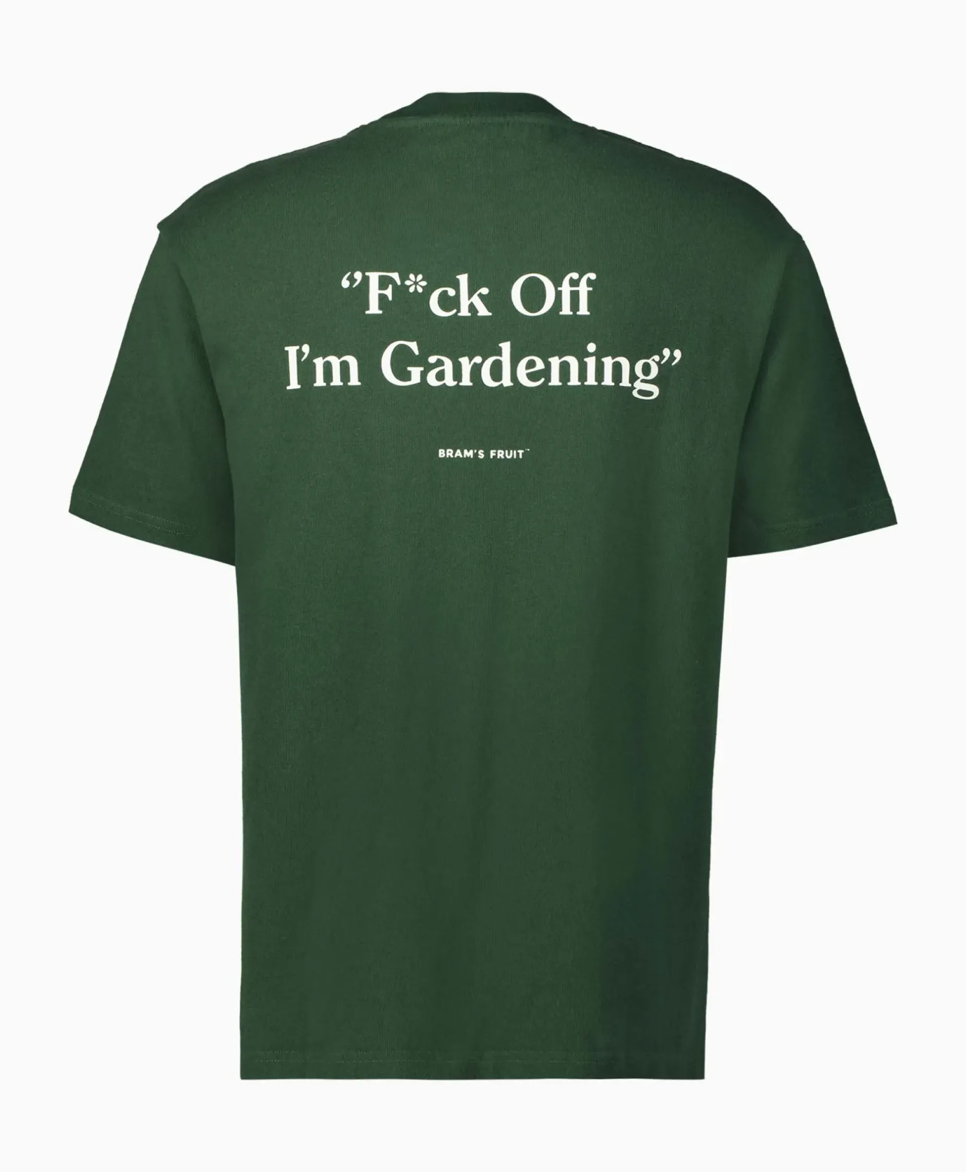 Bram's Fruit T-Shirt Korte Mouw F*Ck Off Gardenin Donker Groen^Bram's Fruit New