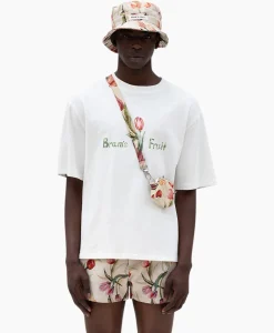 Bram's Fruit T-Shirt Korte Mouw Tulip Aquarel Wit^Bram's Fruit Hot