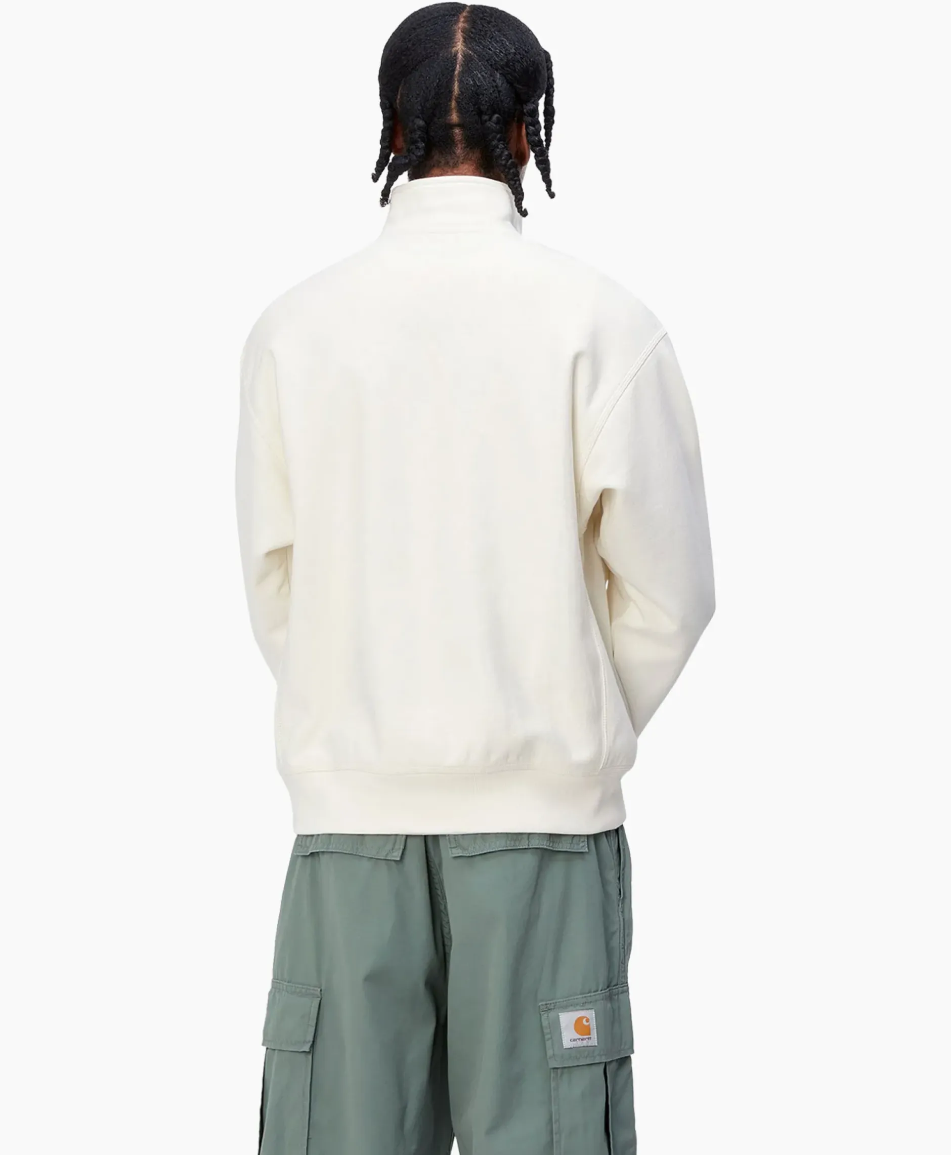Sweater Half Zip American Script Ecru^Carhartt Wip Online