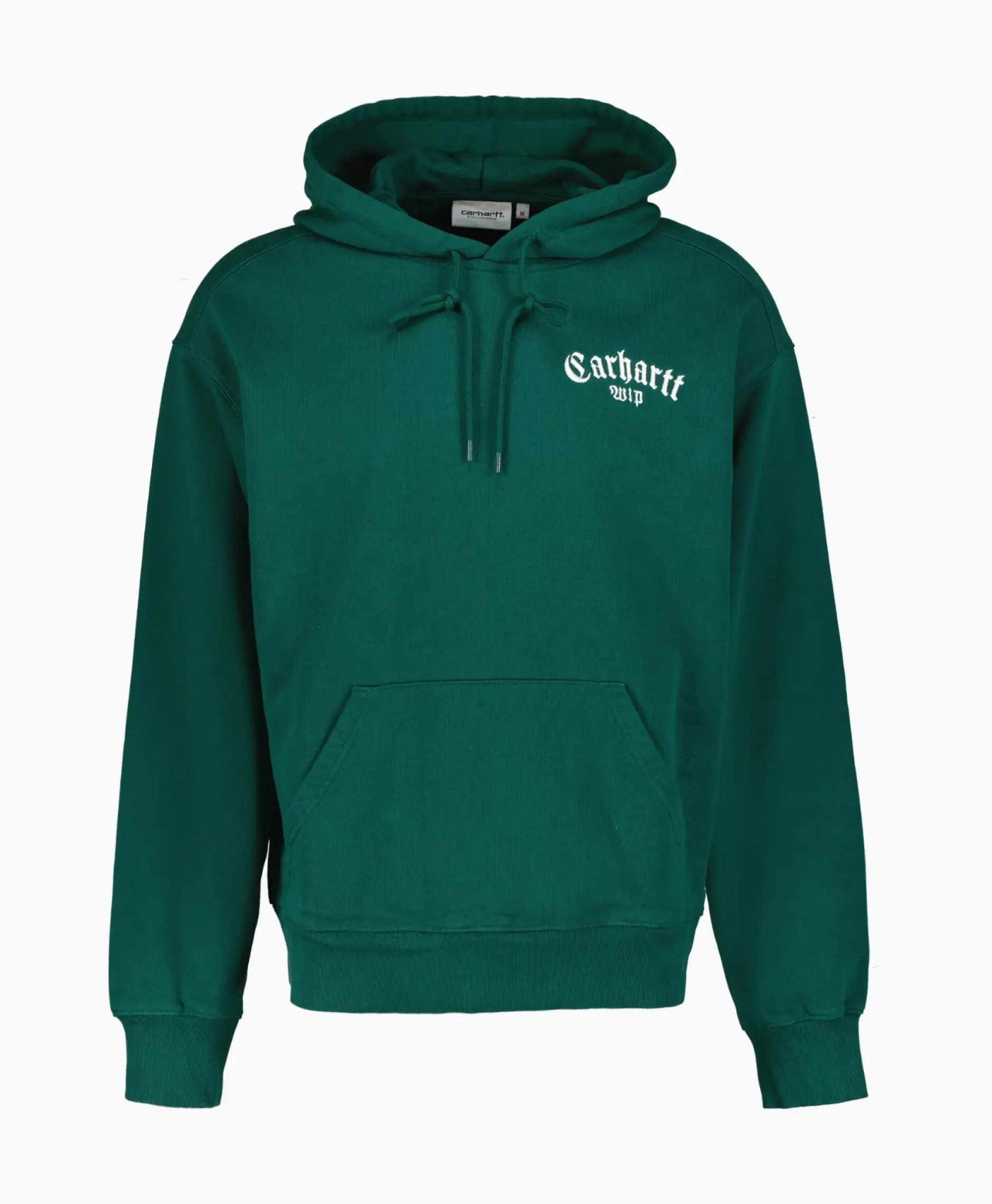 Sweater Hooded Onyx Script Groen^Carhartt Wip