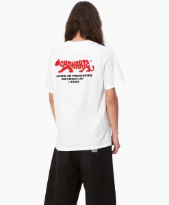 T-Shirt Korte Mouw Rocky Wit^Carhartt Wip Hot