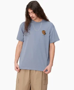 T-Shirt Korte Mouw S/S Diagram C Blauw^Carhartt Wip Sale