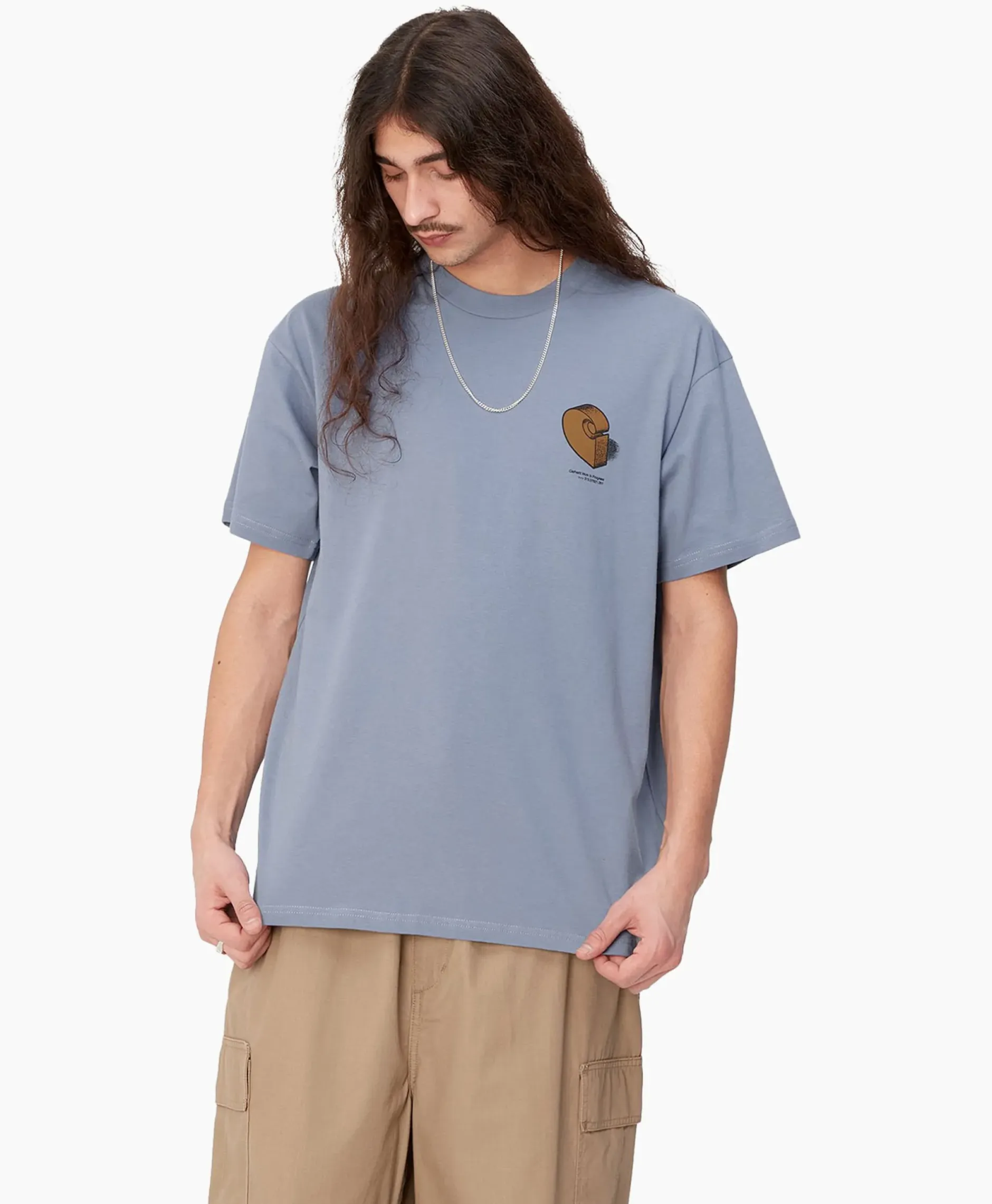 T-Shirt Korte Mouw S/S Diagram C Blauw^Carhartt Wip Sale