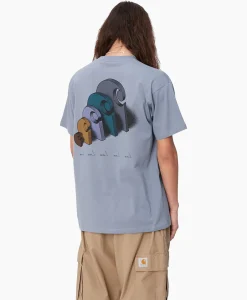 T-Shirt Korte Mouw S/S Diagram C Blauw^Carhartt Wip Sale