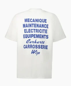 T-Shirt S/S Mechanics Organic Cotton Wit^Carhartt Wip Best