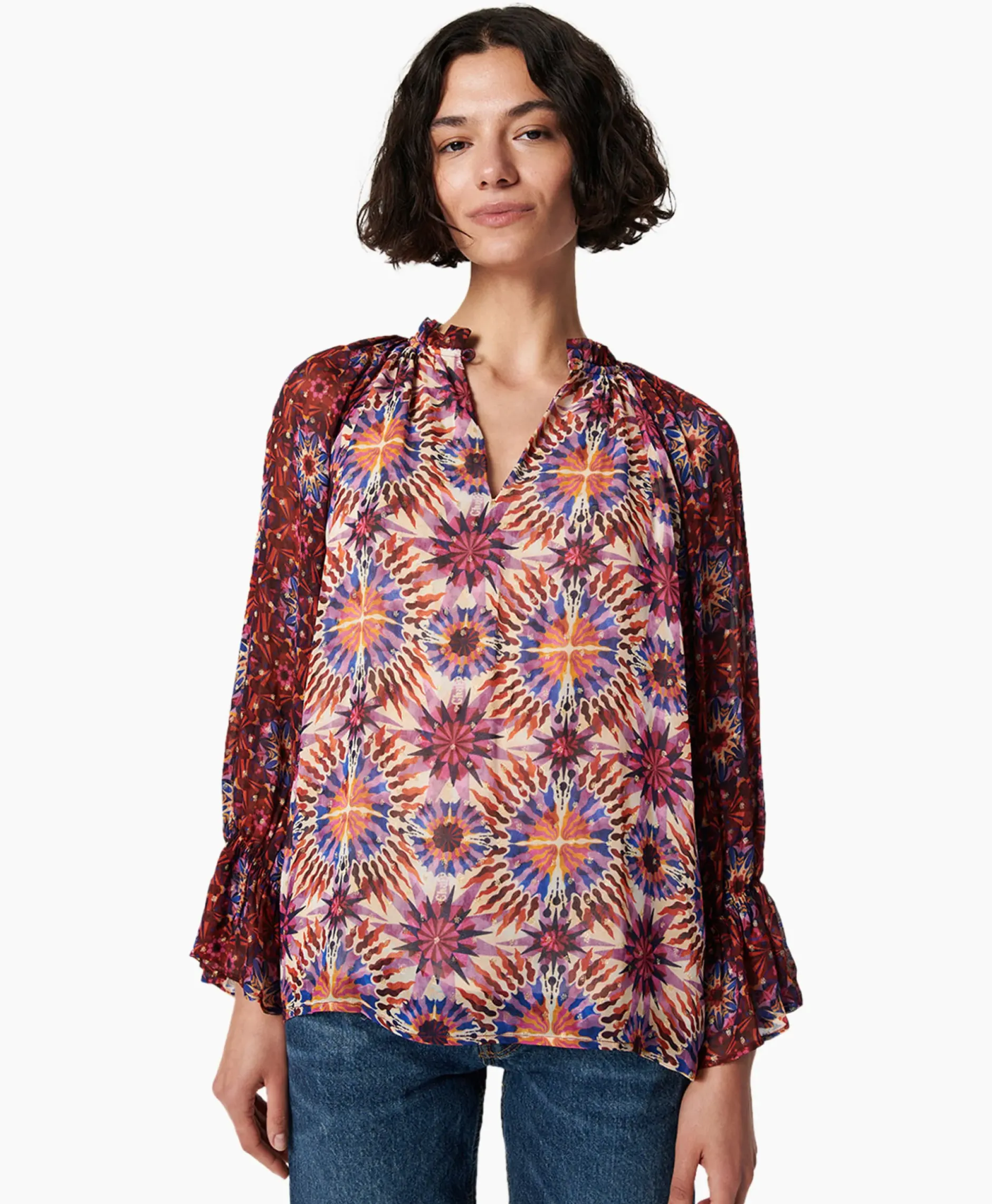 Blouse Lena Bordeaux^Chufy Clearance