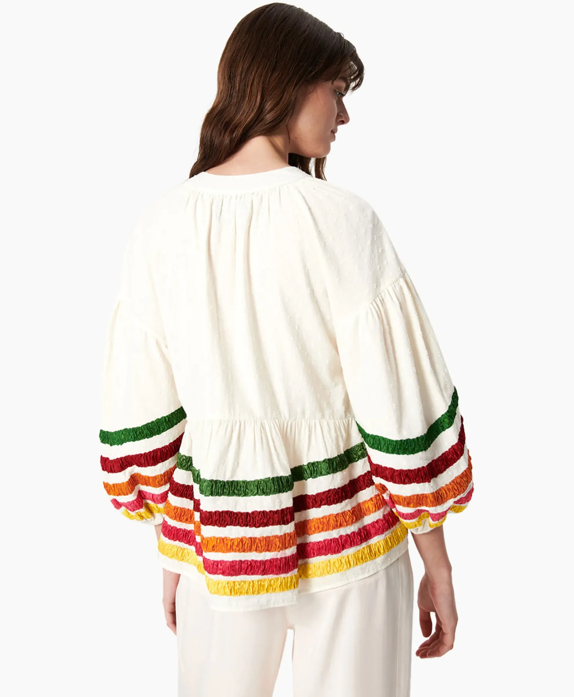 Blouse Liberty Embroidered Off White^Chufy Best