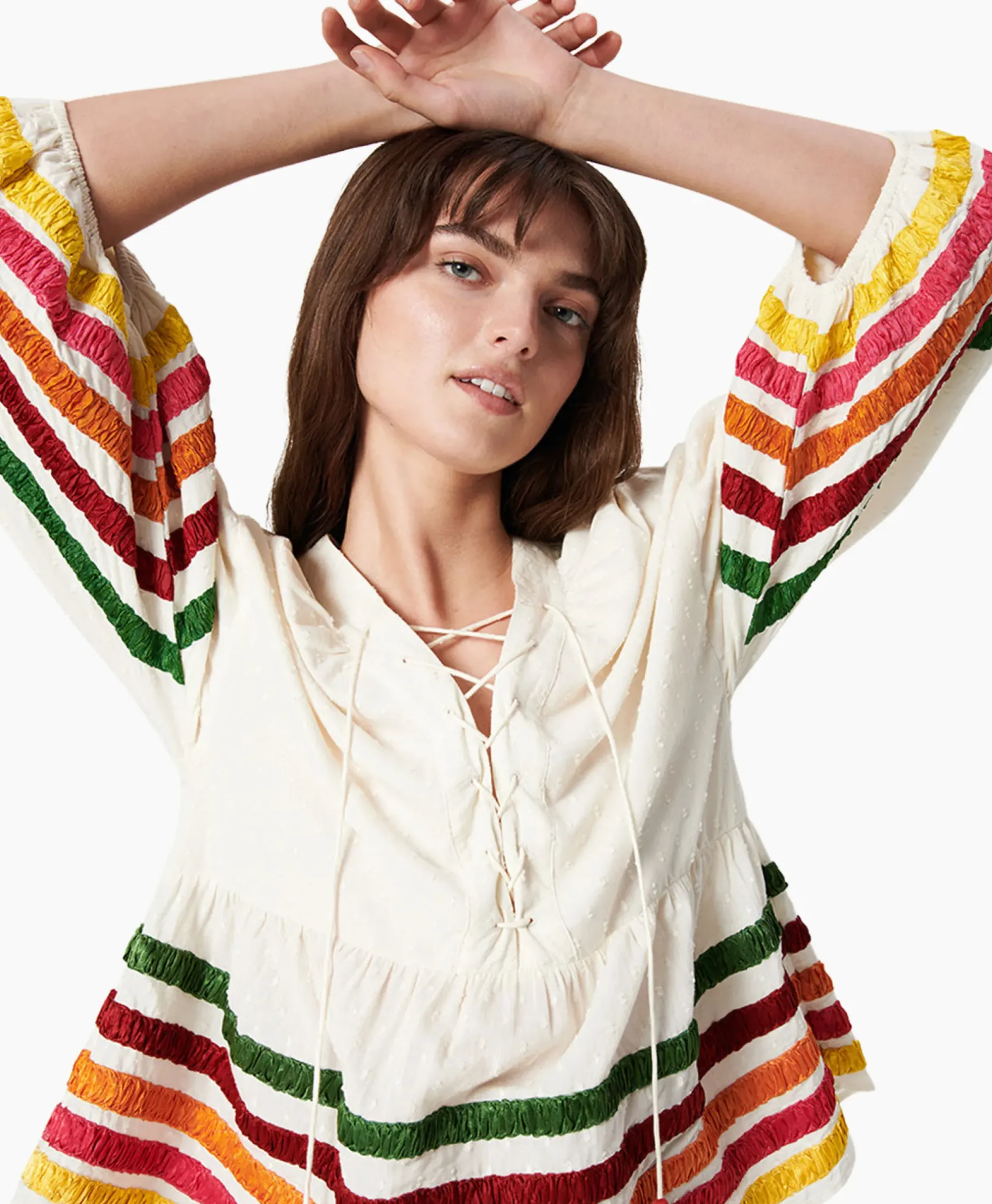 Blouse Liberty Embroidered Off White^Chufy Best