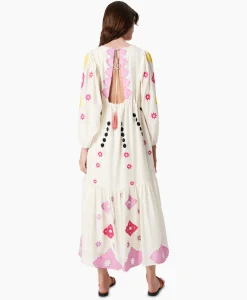 Maxi Jurk Gypsy Embroidered Ecru^Chufy Outlet