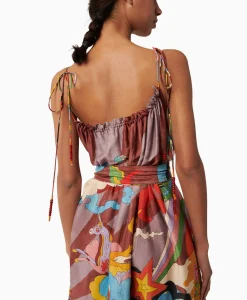 Maxi Jurk Rain Bordeaux^Chufy Clearance