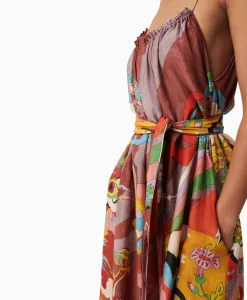 Maxi Jurk Rain Bordeaux^Chufy Clearance