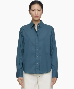 Blouse Fitted Blauw^Closed Best