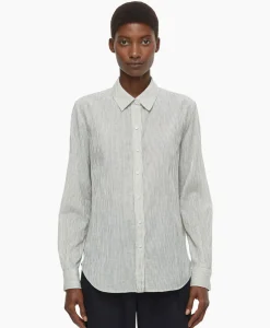Blouse Long Sleeve Ecru^Closed Hot