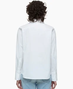 Blouse Open Neck Tunic Wit^Closed