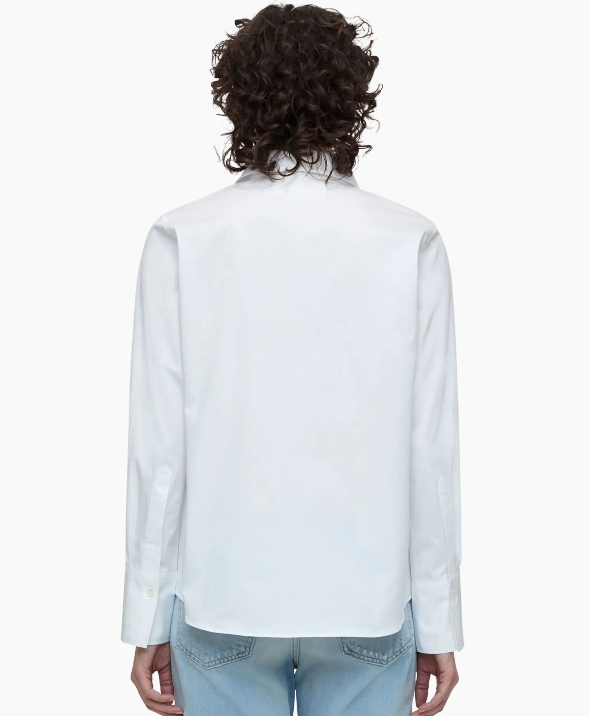 Blouse Open Neck Tunic Wit^Closed