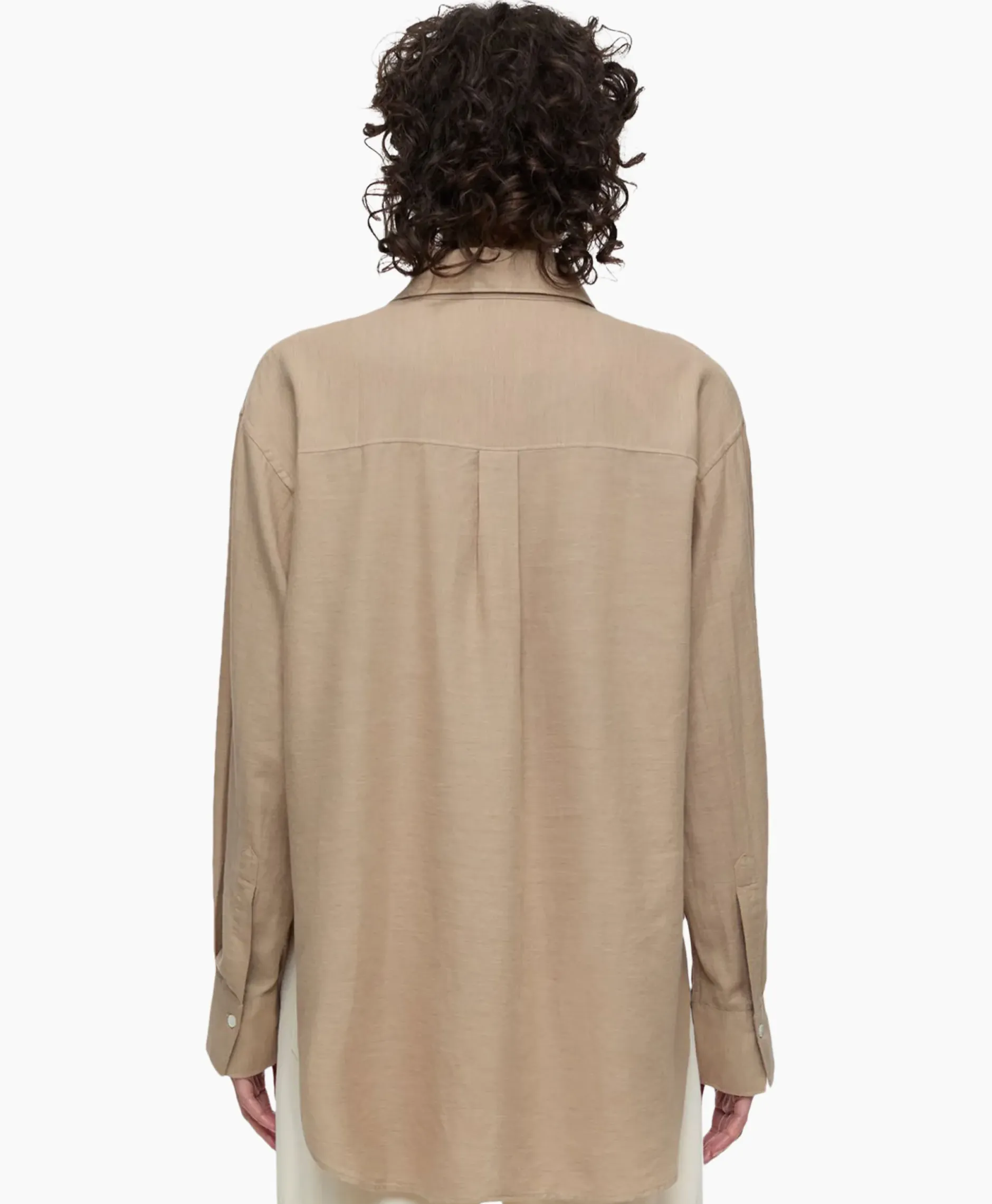 Blouse Shirt With Pocket Grijs^Closed Best
