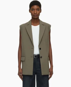 Gilet Sleeveless Taupe^Closed Sale