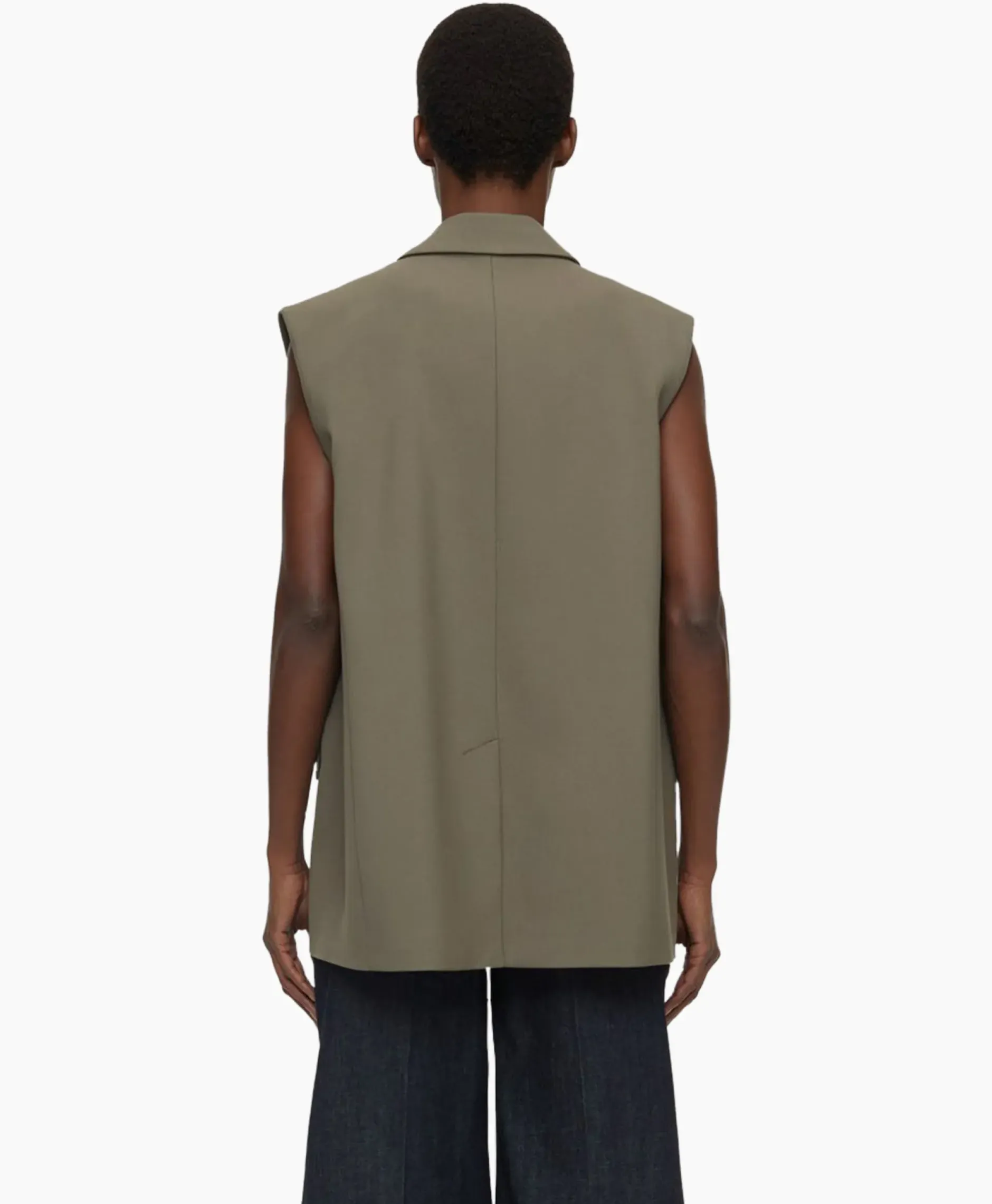 Gilet Sleeveless Taupe^Closed Sale