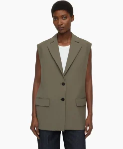 Gilet Sleeveless Taupe^Closed Sale