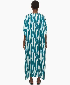 Maxi Jurk Caftan Blauw^Closed